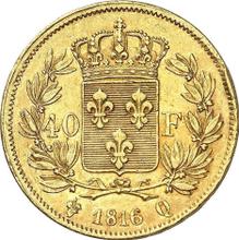 40 francos 1816 Q  