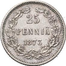 25 Penniä 1873  S 