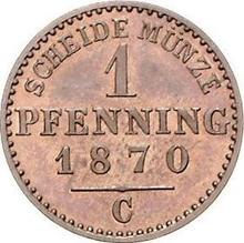 1 fenigi 1870 C  