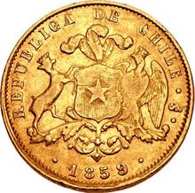 5 Pesos 1859 So  
