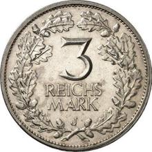 3 Reichsmark 1925 J   "Rheinlande"