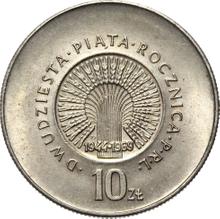 10 Zlotych 1969 MW  JJ "Volksrepublik Polen"