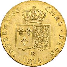Doppelter Louis d'or 1786 B  
