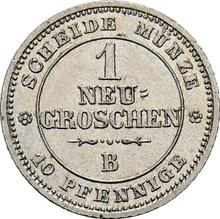 1 nuevo grosz 1863  B 
