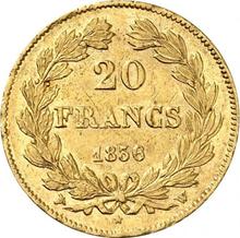 20 Franken 1836 W  