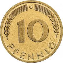 10 fenigów 1967 G  