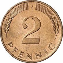2 Pfennig 1991 J  