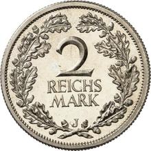 2 Reichsmark 1926 J  