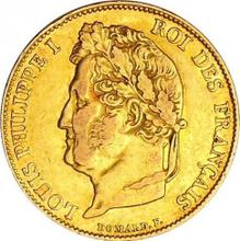 20 francos 1833 B  