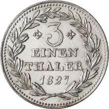 1/3 Thaler 1827   