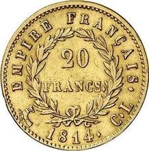 20 francos 1814 CL  
