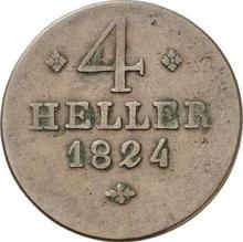 4 геллера 1824   