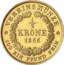 1/2 Krone 1866   