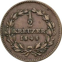 Medio kreuzer 1848   