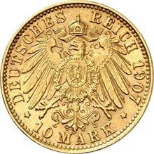 10 марок 1907 J   "Бремен"