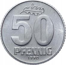 50 пфеннигов 1990 A  