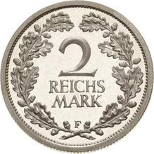 2 Reichsmarks 1925 F  