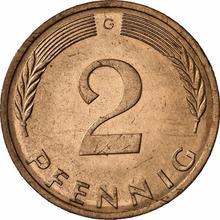 2 Pfennig 1972 G  