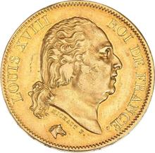 40 francos 1823 A  