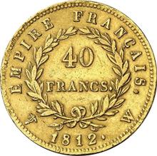 40 francos 1812 W  