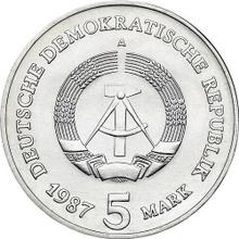 5 марок 1987 A   "Бранденбургские Ворота"