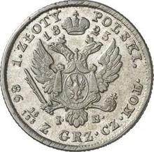 1 złoty 1823  IB  "Małą głową"