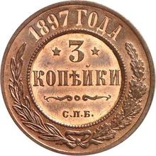 3 kopiejki 1897 СПБ  