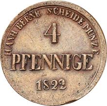 4 Pfennige 1822   