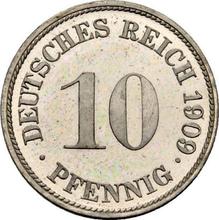 10 Pfennige 1909 F  