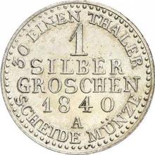 Silber Groschen 1840 A  
