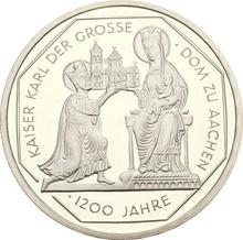 10 марок 2000 D   "Карл Великий"