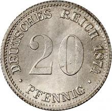 20 fenigów 1874 G  