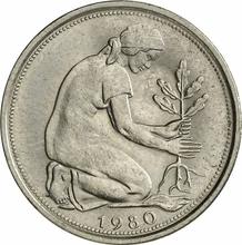 50 Pfennig 1980 F  
