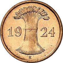 1 Rentenpfennig 1924 E  