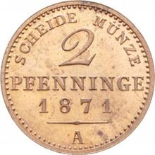 2 пфеннига 1871 A  