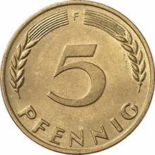 5 Pfennig 1971 F  