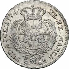 Двузлотовка (8 грошей) 1774  AP 