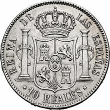 10 reales 1864   