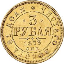 3 rublos 1873 СПБ НІ 