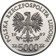 5000 złotych 1989 MW  ET "Ratujemy Zabytki Torunia"