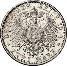 2 marki 1901 D   "Saksonia-Meiningen"