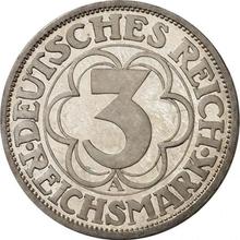 3 Reichsmarks 1927 A   "de Nordhausen"