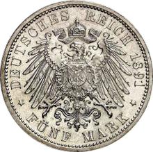 5 марок 1891 G   "Баден"
