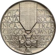 10 złotych 1971 MW  JJ "50 rocznica III Powstania Śląskiego" (PRÓBA)