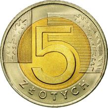 5 Zlotych 2008 MW  
