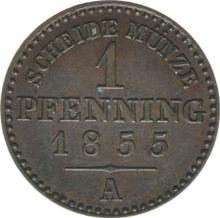 1 fenig 1855 A  