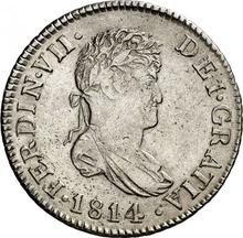 2 reales 1814 C SF 