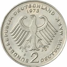 2 Mark 1973 F   "Konrad Adenauer"