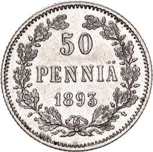 50 Penniä 1893  L 