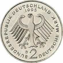 2 marki 1995 D   "Willy Brandt"